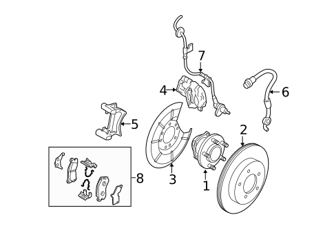 Anti-Lock Brakes for 2009 Mazda 5 #1
