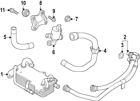 Trans Oil Cooler for 2025 Audi Q7 #0