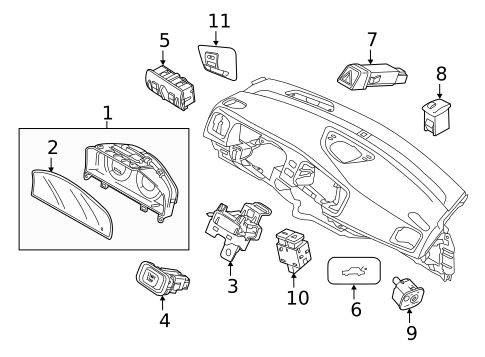 Parking Brake for 2018 Volvo V60 #0