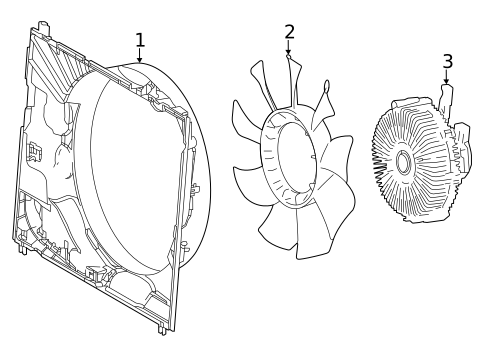Cooling Fan for 2025 Lexus LX700h #2