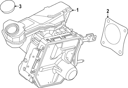 Master Cylinder - Components On Dash Panel for 2025 Ford Maverick #0