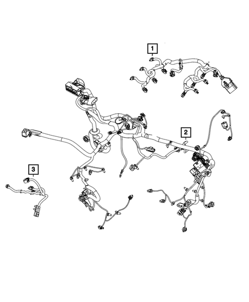 Wiring, Powertrain for 2022 Dodge Charger #0
