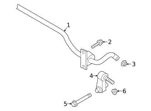 Stabilizer Bar & Components for 2019 Volkswagen Tiguan #3