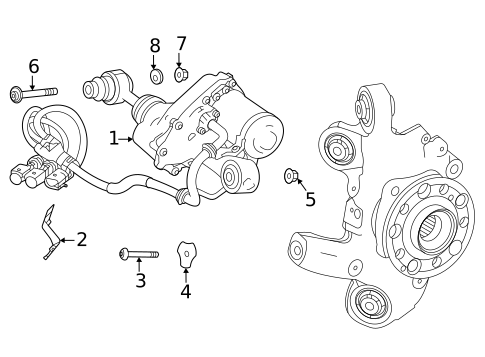 Steering Gear & Linkage for 2019 Mercedes-Benz AMG® GT 63 S #1