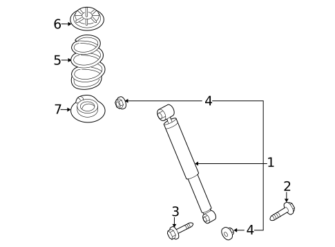 Shocks & Components for 2019 Nissan Rogue #2