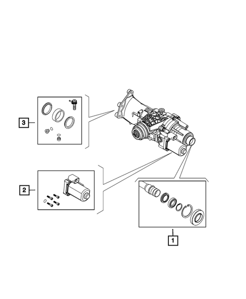 Transfer Case and PTU Assembly for 2023 Dodge Hornet #1