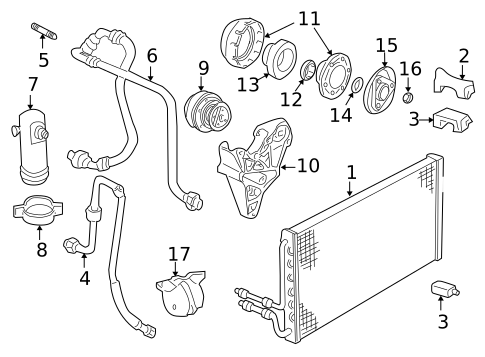 Hoses & Pipes for 2002 Oldsmobile Bravada #0