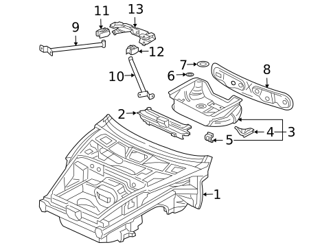 Inner Structure for 1999 Porsche 911 #1