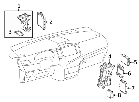Electrical Components for 2019 Toyota Sienna #0