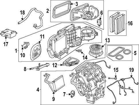 Evaporator & Heater Components for 2025 Mercedes-Benz EQE AMG® #0