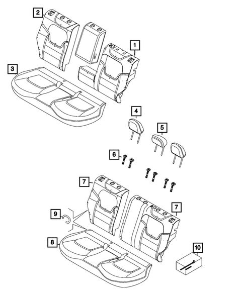 Rear Seats - Third Row for 2023 Dodge Hornet #4