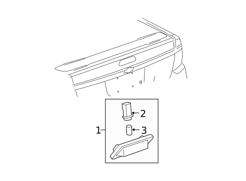 License Lamps for 2021 Chevrolet Malibu #6