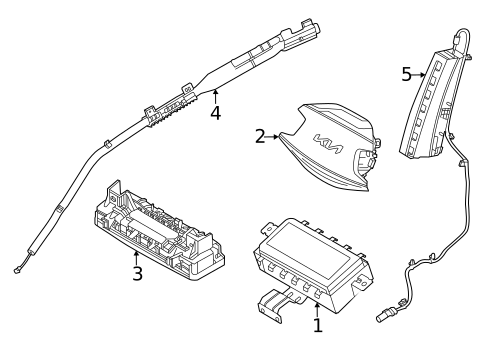 Air Bag Components for 2023 Kia EV6 #0