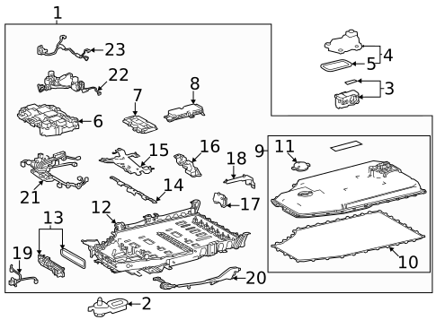 Battery for 2023 Lexus NX450h+ #0