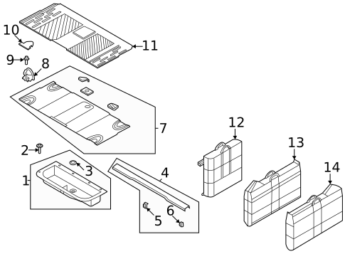 Interior Trim - Rear Body for 2021 Ford Bronco #0