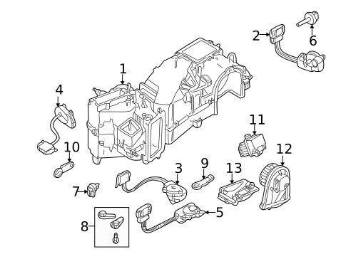 Condenser, Compressor & Lines for 2004 Volkswagen Golf #1
