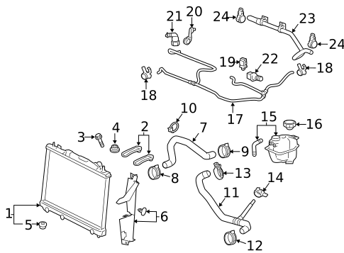 Radiators, Coolers & Related Components for 2012 Cadillac CTS #0