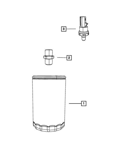 Engine Oiling, Oil Pan and Indicator (Dipstick) for 2008 Dodge Durango #1