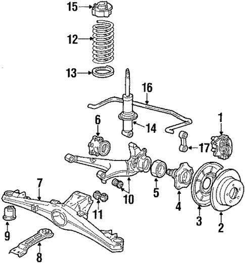 Rear Brakes for 1984 BMW 633CSi #0