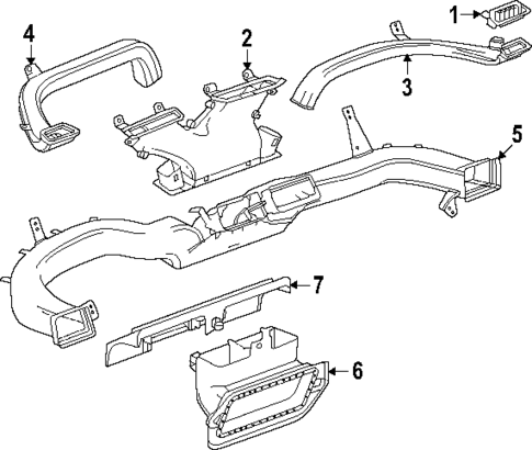 Ducts for 2025 GMC Terrain #1