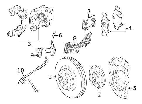 Front Brakes for 2000 Saturn LS1 #0