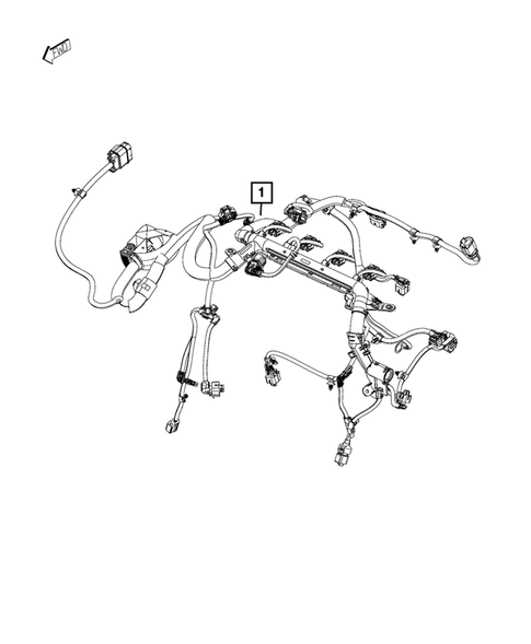 Wiring-Powertrain for 2018 Fiat 500X #1