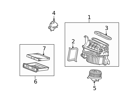 Blower Motor & Fan for 2014 Acura TSX #0
