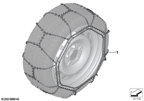 Complete Wheel Winter for 2019 BMW 740eX #8