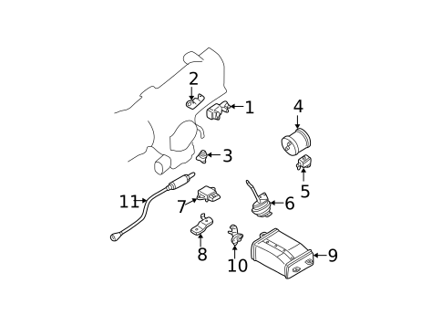 Emission Components for 2023 Nissan TITAN #46