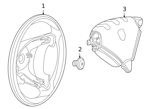 Steering Wheel & Trim for 2003 Porsche Cayenne #0