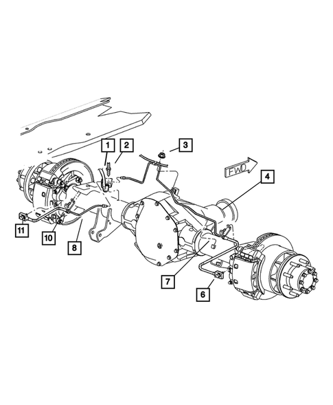 Brake Lines and Hoses for 2002 Dodge Ram 2500 #3
