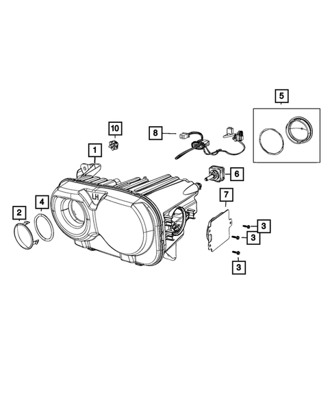 Lamps-Interior and Exterior for 2016 Dodge Challenger #2