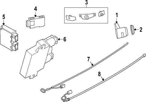 Electrical Components for 2022 BMW 430i Gran Coupe #42
