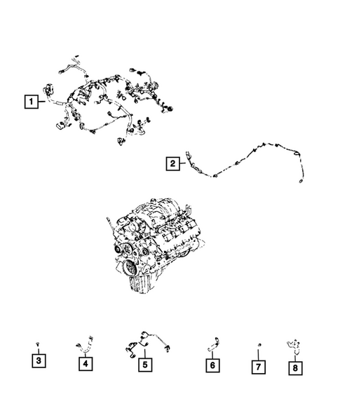 Wiring, Powertrain for 2026 Dodge Durango #0