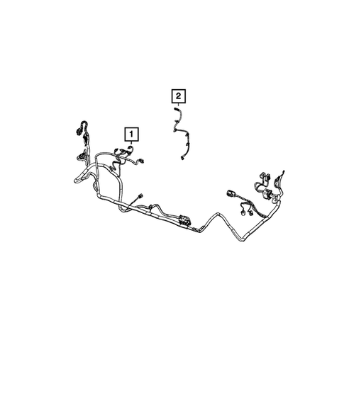 Wiring, Headlamp to Dash for 2023 Ram 3500 #4