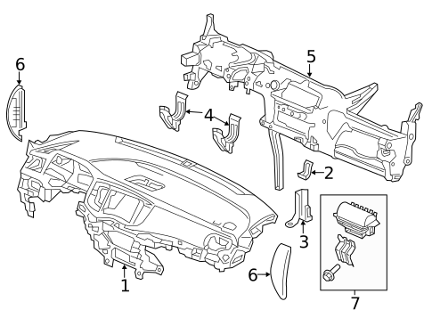 Instrument Panel for 2020 Honda Pilot #0