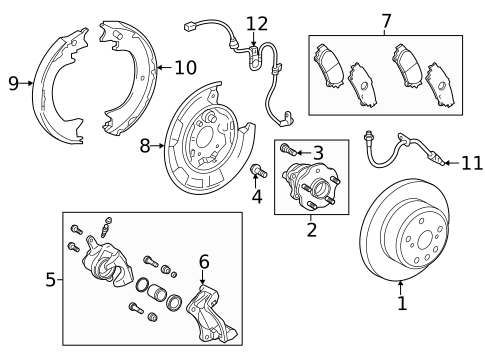 Parking Brake for 2019 Toyota Highlander #1