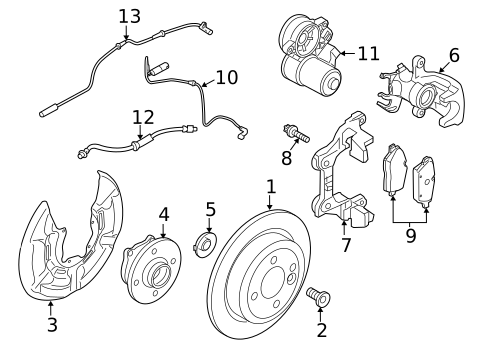 Brake Components for 2020 Mini Cooper Clubman #1