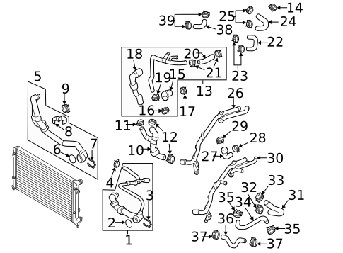 Hoses & Lines for 2015 Volkswagen Beetle #0