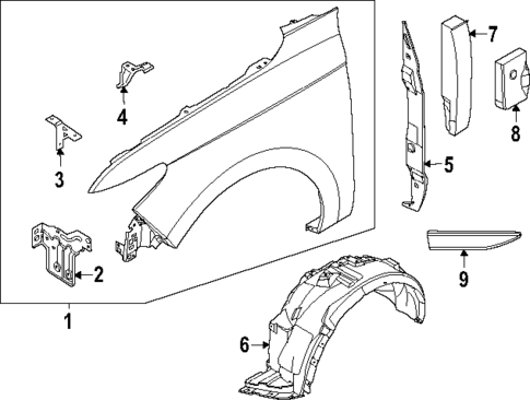Fender & Components for 2025 Lincoln Navigator #0