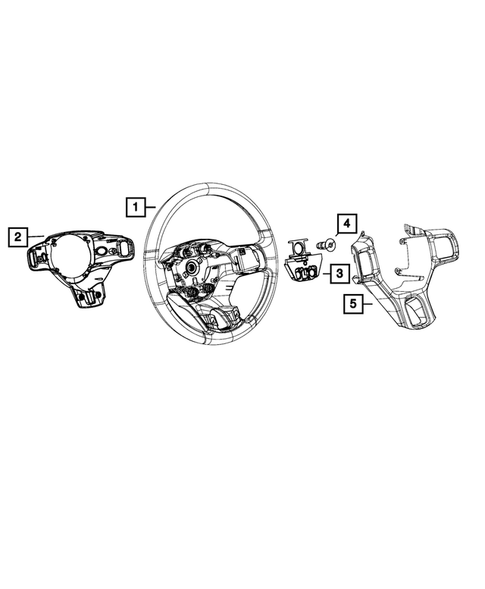 Steering Wheel for 2013 Ram 3500 #0
