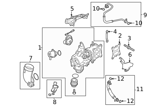 Turbocharger & Components for 2024 Audi A4 Quattro #0
