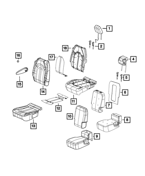 Rear Seats - Second Row for 2019 Chrysler Pacifica #4