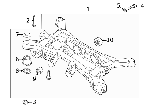 Suspension Mounting for 2017 Kia Sportage #0
