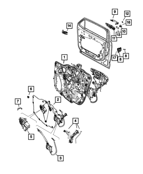 Front Door for 2021 Jeep Renegade #0