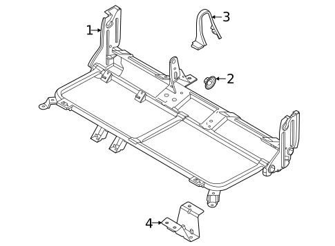 Rear Seat Components for 2025 Ford Bronco Sport #3