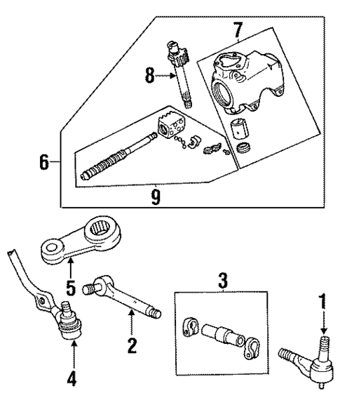 Steering Gear & Linkage for 1996 Ford Ranger #0