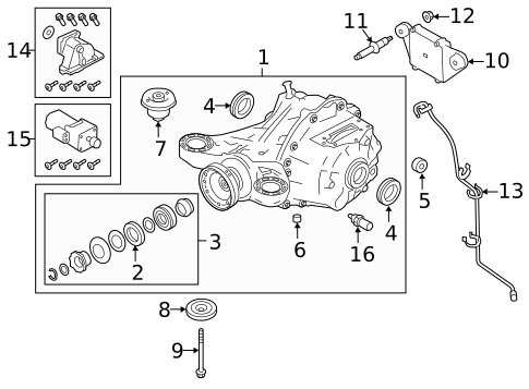 Axle & Differential for 2019 Land Rover Range Rover Velar #0