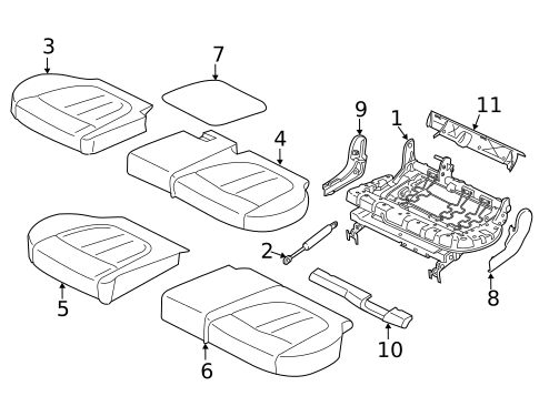 Second Row Seats for 2017 BMW X5 #2