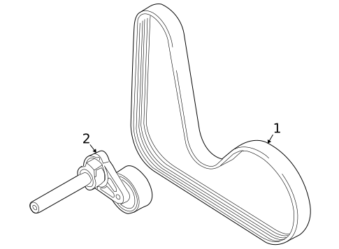 Belts & Pulleys for 2009 Audi TT #1